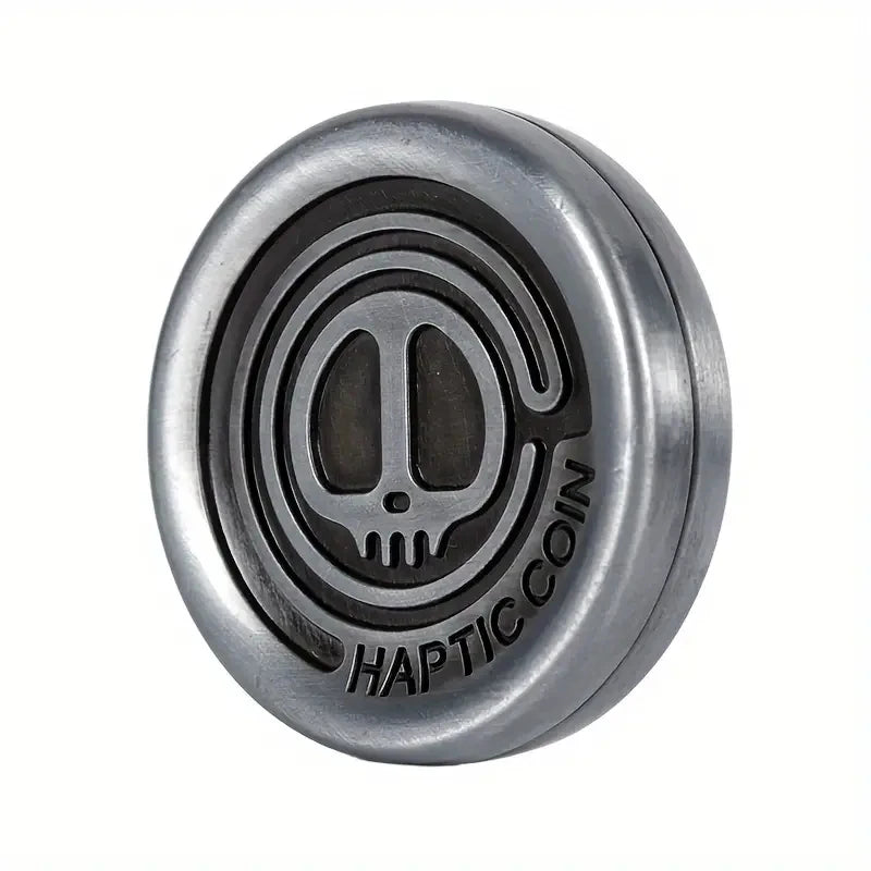 Devil Milk Cap Metal EDC Fidget Spinner - Magnetic Haptic Coins for Stress Relief and Sensory Fun