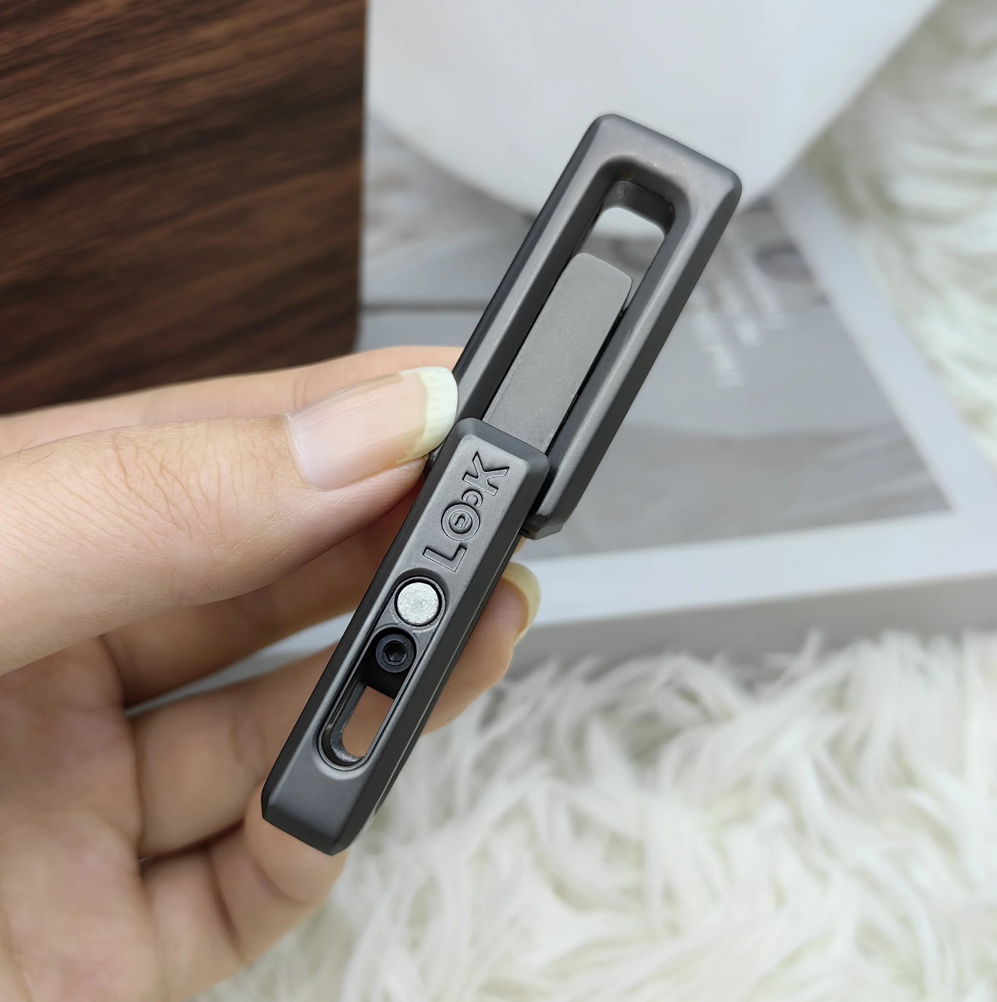 Experience Ultimate Relaxation with the Xlock Magnetic Double Push Fidget Coin - Your Go-To Adult Stress Relief Toy!