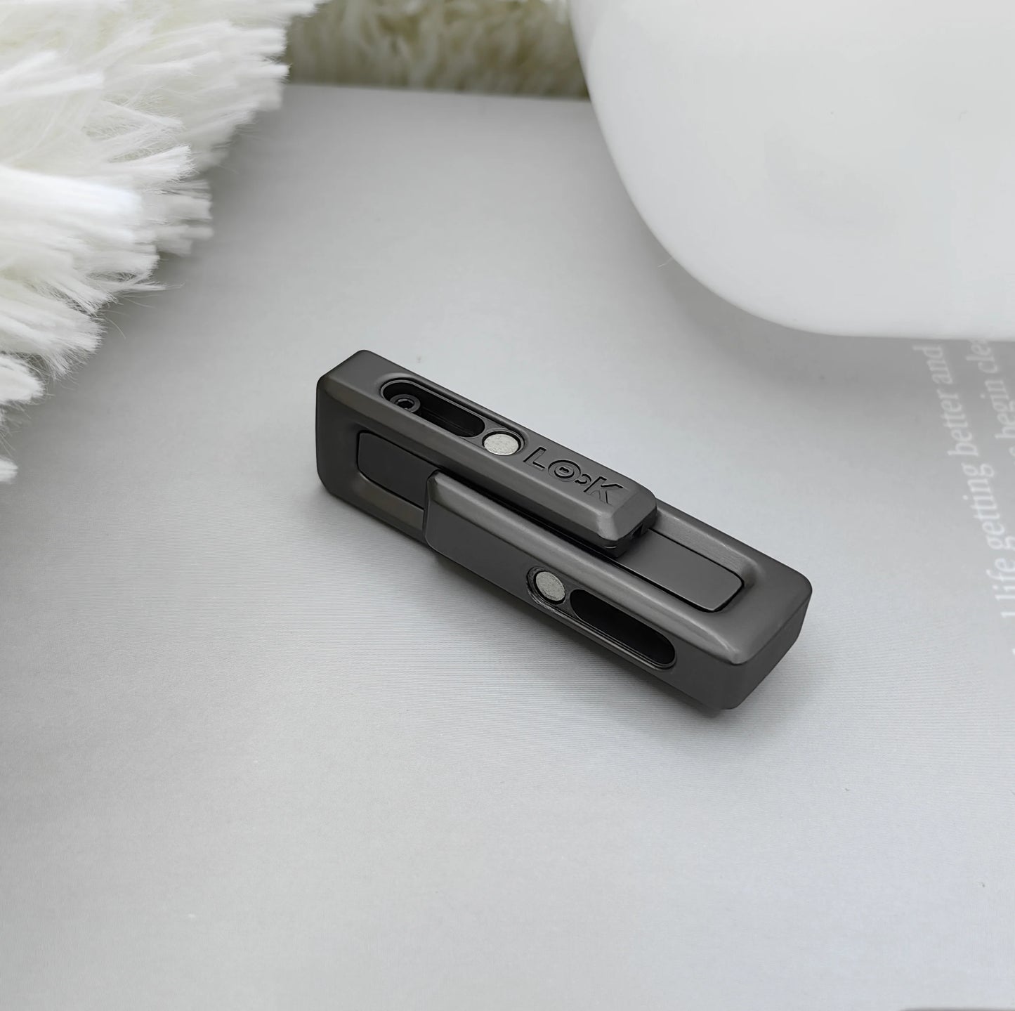 Experience Ultimate Relaxation with the Xlock Magnetic Double Push Fidget Coin - Your Go-To Adult Stress Relief Toy!