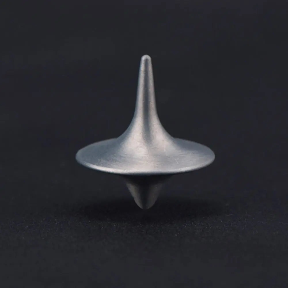 Discover the Ultimate Stress Relief with Our Silver Metal Gyro Spinning Top - Perfect Fidget Toy for Adults!