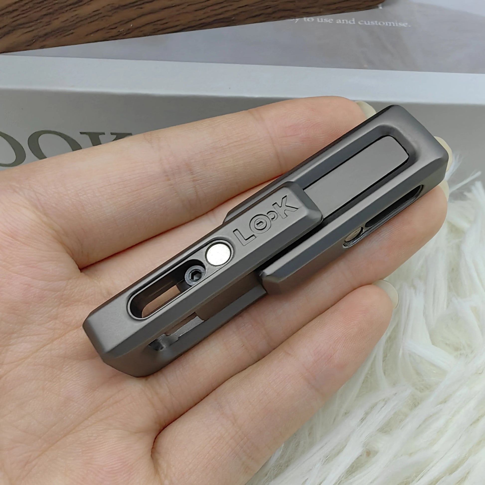 Experience Ultimate Relaxation with the Xlock Magnetic Double Push Fidget Coin - Your Go-To Adult Stress Relief Toy!
