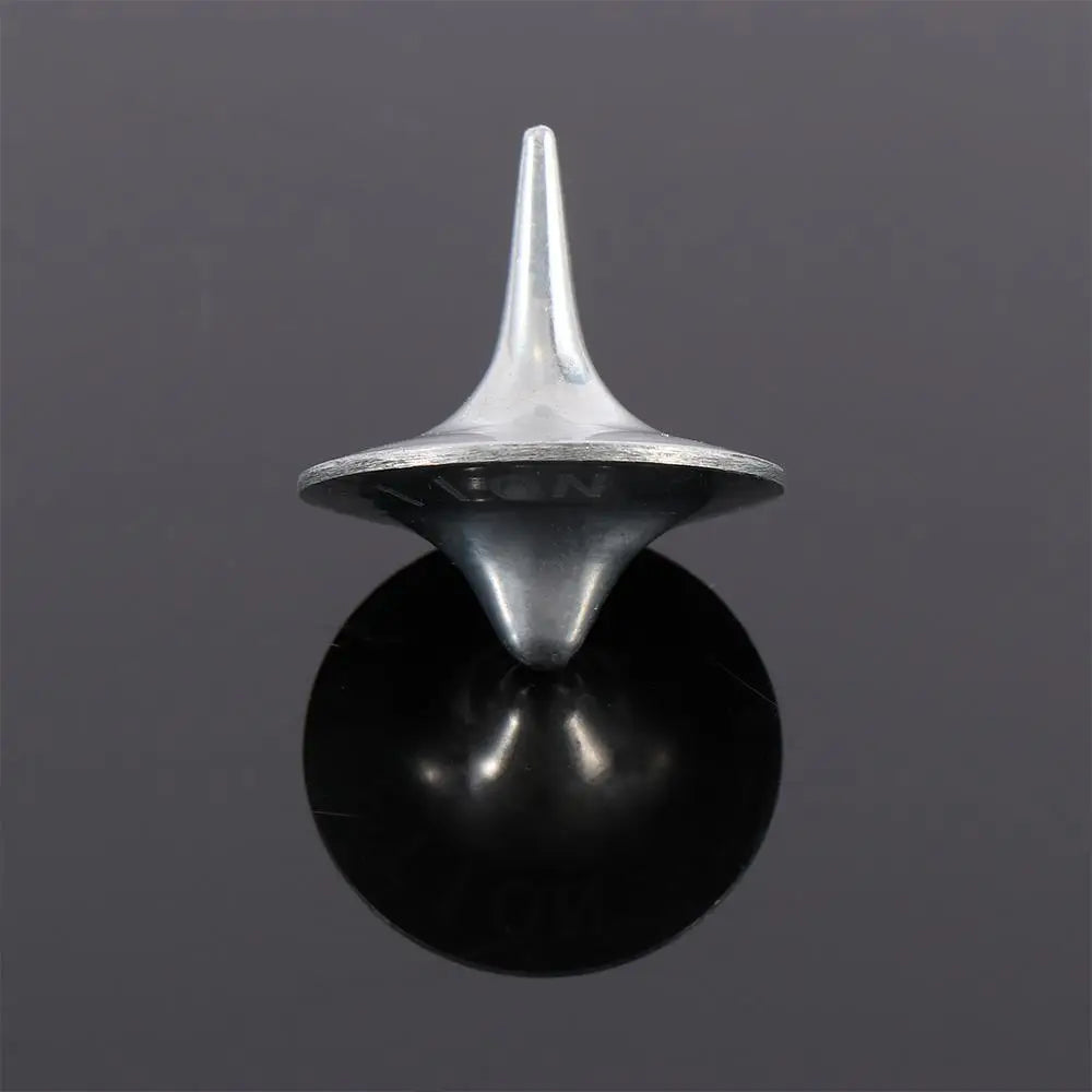 Discover the Ultimate Stress Relief with Our Silver Metal Gyro Spinning Top - Perfect Fidget Toy for Adults!